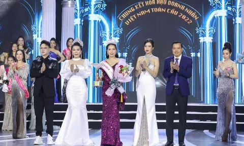 Doanh nhân Phan Thị Lệ Thu xuất sắc trở thành Á hậu 2 Hoa hậu Doanh nhân Việt Nam Toàn cầu 2022